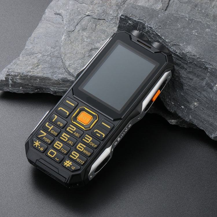 Wasserdicht, stoßfest, staubdicht, 16800mAh Akku, 2,4 Zoll, 21 Tasten, Bluetooth, LED-Taschenlampe, FM, SOS, Dual SIM, Netzwerk: 2G, Q8 2G
