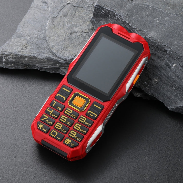 Wasserdicht, stoßfest, staubdicht, 16800mAh Akku, 2,4 Zoll, 21 Tasten, Bluetooth, LED-Taschenlampe, FM, SOS, Dual SIM, Netzwerk: 2G, Q8 2G