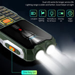 Wasserdicht, stoßfest, staubdicht, 16800mAh Akku, 2,4 Zoll, 21 Tasten, Bluetooth, LED-Taschenlampe, FM, SOS, Dual SIM, Netzwerk: 2G, Q8 2G