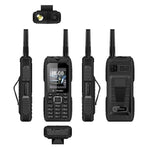 Wasserdicht, stoßfest, staubdicht, 2400mAh Akku, 2,2 Zoll, 21 Tasten, LED-Taschenlampe, FM, Quad SIM, mit Antenne