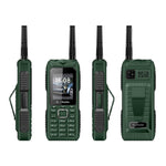 Wasserdicht, stoßfest, staubdicht, 2400mAh Akku, 2,2 Zoll, 21 Tasten, LED-Taschenlampe, FM, Quad SIM, mit Antenne