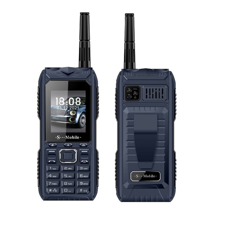 Wasserdicht, stoßfest, staubdicht, 2400mAh Akku, 2,2 Zoll, 21 Tasten, LED-Taschenlampe, FM, Quad SIM, mit Antenne