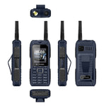 Wasserdicht, stoßfest, staubdicht, 2400mAh Akku, 2,2 Zoll, 21 Tasten, LED-Taschenlampe, FM, Quad SIM, mit Antenne
