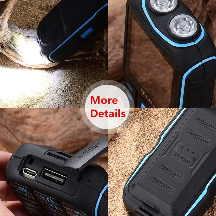 Staubdicht, stoßfest, MTK6261DA, 2400mAh Akku, 2,4 Zoll, Dual SIM