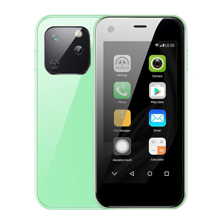 2,5-Zoll-Display, MTK6580 Quad-Core-Prozessor bis zu 1,3 GHz, Bluetooth, WLAN, FM-Radio, Netzwerk: 3G, Dual-SIM, XS13