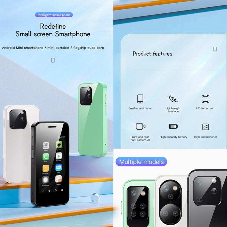 2,5-Zoll-Display, MTK6580 Quad-Core-Prozessor bis zu 1,3 GHz, Bluetooth, WLAN, FM-Radio, Netzwerk: 3G, Dual-SIM, XS13