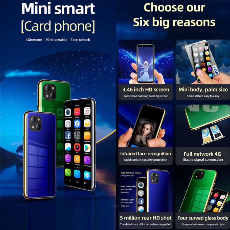 Infrarot-Gesichtserkennung, 3,46 Zoll, Android 6.0, MTK6737 Quad-Core-Prozessor (bis zu 1,1 GHz), Bluetooth, WLAN, FM-Radio, 4G-Netzwerk, GPS, Dual-SIM, 3 GB RAM + 64 GB Speicher