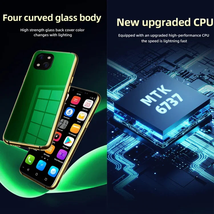 Infrarot-Gesichtserkennung, 3,46 Zoll, Android 6.0, MTK6737 Quad-Core-Prozessor (bis zu 1,1 GHz), Bluetooth, WLAN, FM-Radio, 4G-Netzwerk, GPS, Dual-SIM, 3 GB RAM + 64 GB Speicher