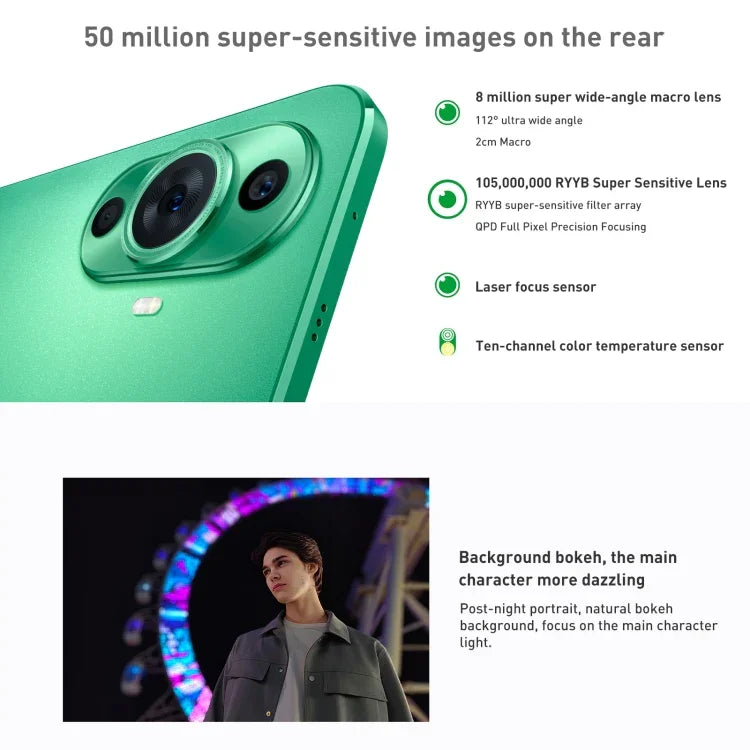 Dual-Kamera auf der Rückseite, Fingerabdrucksensor im Display, 6,7 Zoll HarmonyOS, Qualcomm Snapdragon 778G 4G Octa-Core-Prozessor mit bis zu 2,4 GHz, Netzwerk: 4G, OTG, NFC, Google Play wird nicht unterstützt, nova 11 256 GB