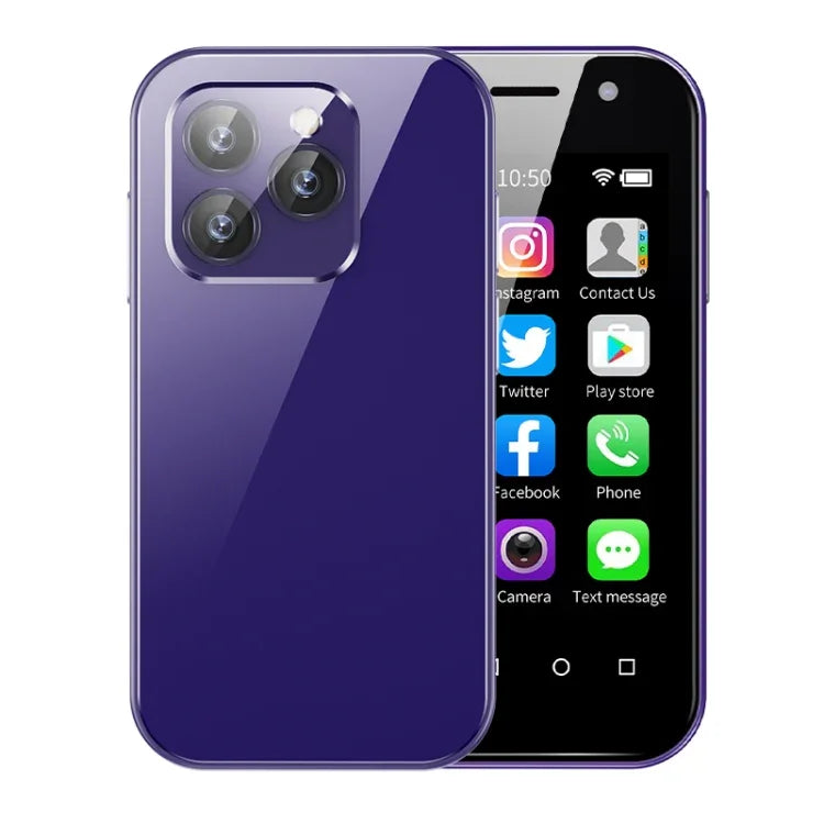 Gesichtserkennung, 3,0-Zoll-Display, Android 9.0, MTK6739CW Quad-Core-Prozessor (bis zu 1,28 GHz), OTG, 4G-Netzwerk, Dual-SIM, Google Play-Unterstützung, 3 GB RAM + 32 GB Speicher