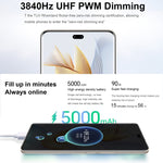 Dreifache Rückkameras + Dual-Frontkameras, Fingerabdruckerkennung im Display, 6,78 Zoll Magic UI 7.1 Android 13 Qualcomm Snapdragon 8+ Gen 1 Octa Core bis zu 3,0 GHz, Netzwerk: 5G, OTG, NFC, unterstützt Google Play nicht, Honor 90 Pro 5G 12GB+256GB