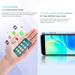 3.0 inch Android 8.1 MTK6580 Quad Core up to 1.3GHz, Bluetooth, WiFi, GPS, Network: 3G, Dual SIM, SOYES XS15