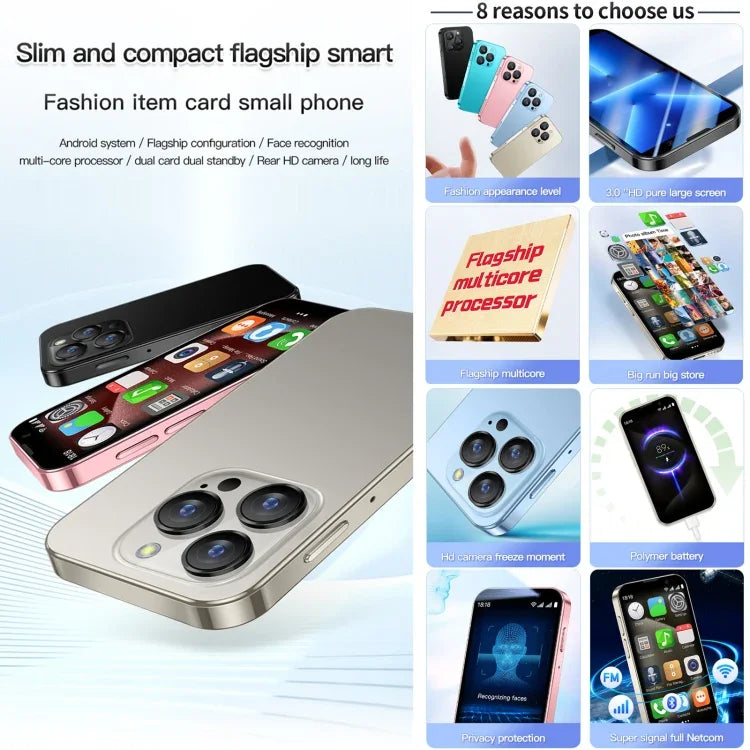 SOYES XS18 Pro, 2 GB + 16 GB, 3,0 Zoll, Android 9.0, MTK6580 Quad-Core-Prozessor, Netzwerk: 3G, Dual-SIM, XS18 Pro