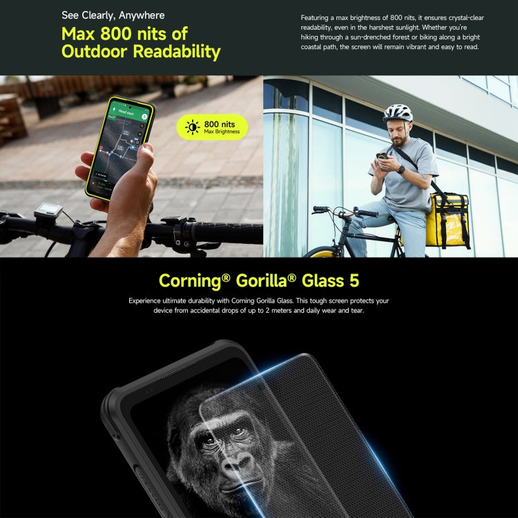Ulefone Armor X31 Pro 5G, 8 GB + 256 GB, Nachtsicht, robustes Smartphone (IP68/IP69K), 6,56 Zoll, Android 14, MediaTek Dimensity 6300 Octa-Core-Prozessor, Netzwerk: 5G, NFC, OTG, Armor X31 Pro