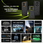 Ulefone Armor X31 Pro 5G, 8 GB + 256 GB, Nachtsicht, robustes Smartphone (IP68/IP69K), 6,56 Zoll, Android 14, MediaTek Dimensity 6300 Octa-Core-Prozessor, Netzwerk: 5G, NFC, OTG, Armor X31 Pro