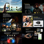 Ulefone Armor Mini 20, Nachtsicht, 8 GB + 256 GB, robustes Smartphone (IP68/IP69K), 4,7-Zoll-Display, Android 14, MediaTek Dimensity 6300 Octa-Core-Prozessor, Netzwerk: 4G, NFC, OTG, Armor Mini 20
