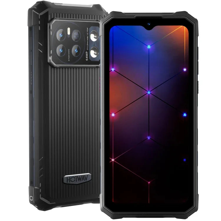 HOTWAV CYBER 13, robustes Smartphone (IP68/IP69K), 8 GB + 128 GB, 10800 mAh Akku, 6,6 Zoll Display, Android 14.0, Unisoc T606 Octa-Core-Prozessor, Netzwerk: 4G, NFC, OTG
