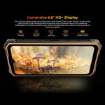 HOTWAV CYBER 13, robustes Smartphone (IP68/IP69K), 8 GB + 128 GB, 10800 mAh Akku, 6,6 Zoll Display, Android 14.0, Unisoc T606 Octa-Core-Prozessor, Netzwerk: 4G, NFC, OTG