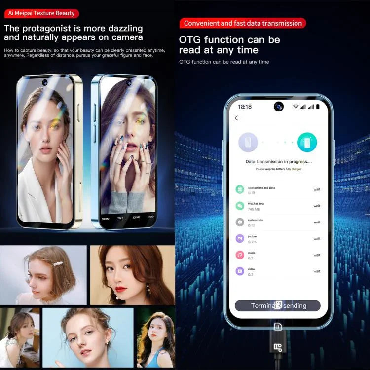 SOYES XS19 Pro, 3 GB + 32 GB, 3,8 Zoll, Android 12.0, MTK6762 Quad-Core-Prozessor, Netzwerk: 4G, Dual-SIM, GPS, OTG, Google Play Store-Unterstützung, 3 GB + 32 GB