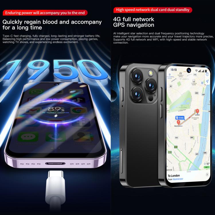SOYES XS19 Pro, 4 GB + 64 GB, 3,8 Zoll, Android 12.0, MTK6762 Quad-Core-Prozessor, Netzwerk: 4G, Dual-SIM, GPS, OTG, Google Play Store-Unterstützung, 4 GB + 64 GB