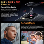 Blackview BV4800 Pro, 4 GB + 128 GB, IP68/IP69K/MIL-STD-810H, 6,56 Zoll Android 14 Unisoc T606 Octa Core, Netzwerk: 4G, OTG
