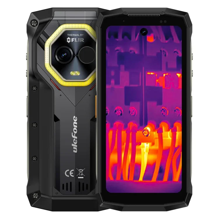 Ulefone Armor Mini 20T Pro, Wärmebildkamera, 8 GB + 256 GB, robustes Smartphone (IP68/IP69K), 4,7-Zoll-Display, Android 14, MediaTek Dimensity 6300 5G Octa-Core-Prozessor, Netzwerk: 5G, NFC, OTG, Armor Mini 20T Pro