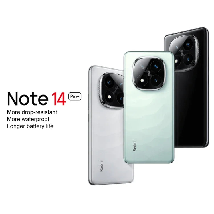 Xiaomi Redmi Note 14 Pro+, 16 GB + 512 GB, 6,67 Zoll Xiaomi HyperOS, Snapdragon 7s Gen 3 Octa-Core-Prozessor, NFC, Netzwerk: 5G, 16 GB + 512 GB