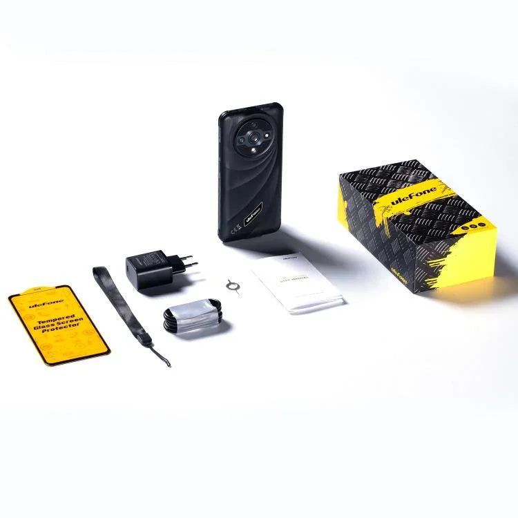 Ulefone Armor X31, 6 GB + 128 GB, Nachtsicht, robustes Smartphone (IP68/IP69K), 6,56 Zoll, Android 14, MediaTek Helio G91 Octa-Core-Prozessor, Netzwerk: 4G, NFC, OTG, Armor X31