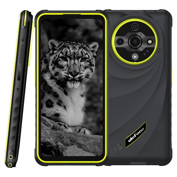 Ulefone Armor X31, 6 GB + 128 GB, Nachtsicht, robustes Smartphone (IP68/IP69K), 6,56 Zoll, Android 14, MediaTek Helio G91 Octa-Core-Prozessor, Netzwerk: 4G, NFC, OTG, Armor X31