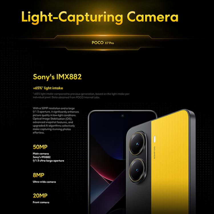 Xiaomi POCO X7 Pro 5G Global, 12GB+512GB, Fingerabdruck im Bildschirm, 6,67 Zoll Xiaomi HyperOS 2 MediaTek Dimensity 8400-Ultra Octa Core, NFC, Netzwerk: 5G, 12GB+512GB
