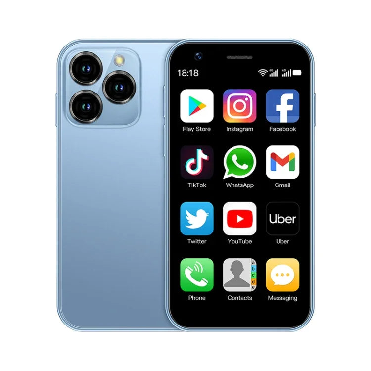 SOYES XS16, 2 GB + 16 GB, 3,0 Zoll, Android 10.0, MTK6737 Quad-Core-Prozessor, Bluetooth, WLAN, 4G-Netzwerk, Dual-SIM, Google Play Store-Unterstützung, 2 GB + 16 GB