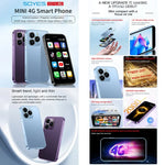 SOYES XS16, 2 GB + 16 GB, 3,0 Zoll, Android 10.0, MTK6737 Quad-Core-Prozessor, Bluetooth, WLAN, 4G-Netzwerk, Dual-SIM, Google Play Store-Unterstützung, 2 GB + 16 GB