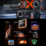 Oukitel WP55 Pro 5G Rugged Phone, 16 GB + 512 GB, 108-MP-Kamera, Fingerabdrucksensor, 6,6 Zoll, Android 15, MediaTek Dimensity 7025 Octa-Core-Prozessor, NFC, OTG, Netzwerk: 5G, WP55 Pro