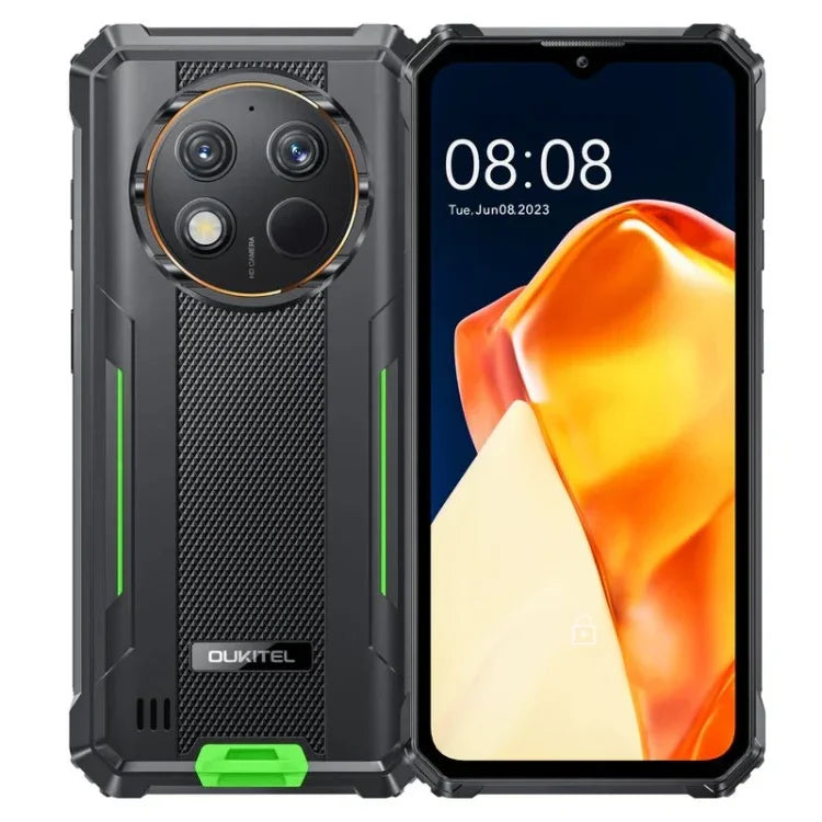Oukitel G1 Rugged Phone, 6 GB + 256 GB, Fingerabdrucksensor, 6,52 Zoll, Android 14, T606 Octa-Core-Prozessor, NFC, OTG, Netzwerk: 4G