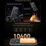 Oukitel G1 Rugged Phone, 6 GB + 256 GB, Fingerabdrucksensor, 6,52 Zoll, Android 14, T606 Octa-Core-Prozessor, NFC, OTG, Netzwerk: 4G