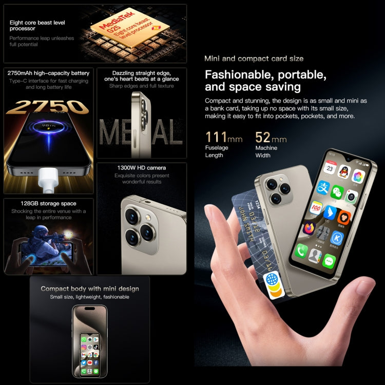 SOYES F9 Max, 4 GB + 64 GB, 4,3 Zoll, Android 12, MTK6762 Octa-Core-Prozessor, Netzwerk: 4G, OTG, Dual-SIM, 4 GB + 64 GB