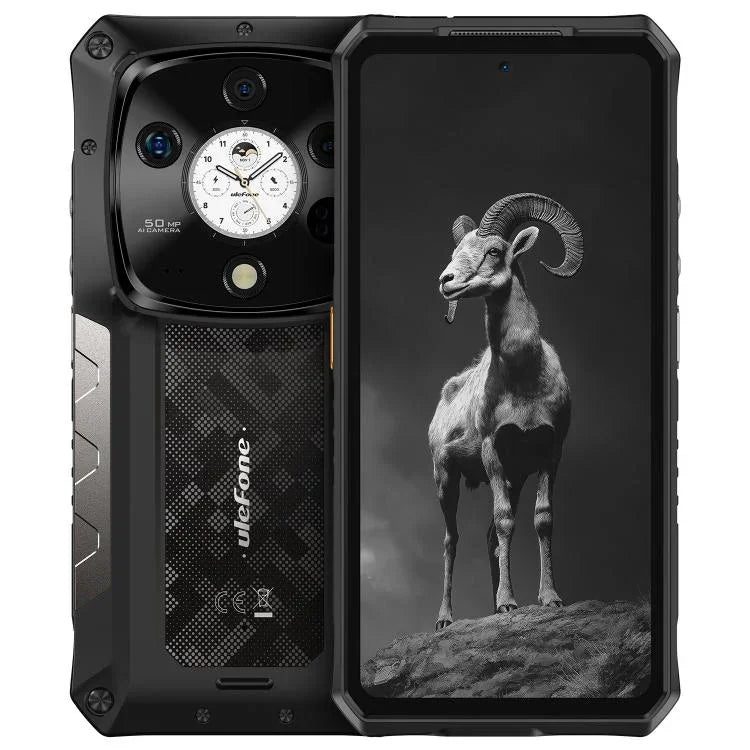 Ulefone Armor 28 Pro – Robustes Smartphone, 16 GB + 512 GB, Nachtsichtfunktion, 10600 mAh Akku, 6,67 Zoll + 1,04 Zoll Display, Android 15, MediaTek Dimensity 7300 Octa-Core-Prozessor, 5G, NFC