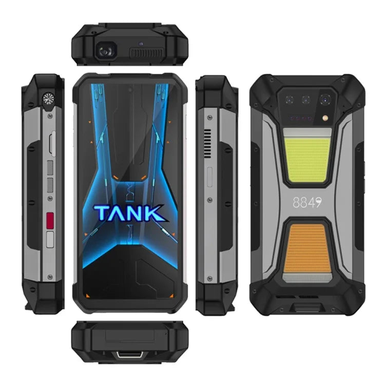 Unihertz 8849 Tank 2 Pro Robustes Smartphone mit Nachtsichtprojektor, 12 GB + 256 GB, 6,79 Zoll, Android 14, MTK6789 Octa-Core-Prozessor, Netzwerk: 4G