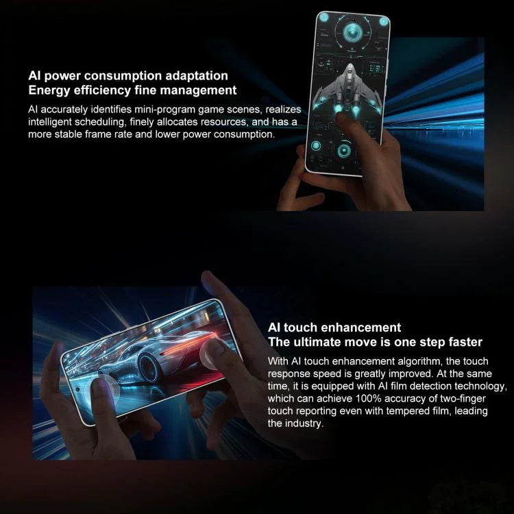Honor X60 GT, 12 GB + 256 GB, Fingerabdrucksensor im Display, 6,7 Zoll MagicOS 9.0 (Android 15.0), Snapdragon 8+ Gen 1 Octa-Core-Prozessor, Netzwerk: 5G, OTG, NFC, 12 GB + 256 GB