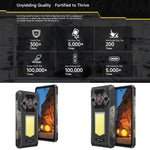 Ulefone Armor 30, 12 GB + 512 GB, Nachtsicht, robustes Smartphone (IP68/IP69K), 6,95 Zoll, Android 15, MediaTek Helio G100 Octa-Core-Prozessor, Netzwerk: 4G, NFC, OTG, Armor 30
