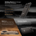 Ulefone Armor X16, 6 GB + 128 GB, Nachtsicht, robustes Smartphone (IP68/IP69K), 6,56 Zoll, Android 15, MediaTek Helio G91 Octa-Core-Prozessor, Netzwerk: 4G, NFC, OTG