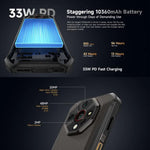 Ulefone Armor X16, 6 GB + 128 GB, Nachtsicht, robustes Smartphone (IP68/IP69K), 6,56 Zoll, Android 15, MediaTek Helio G91 Octa-Core-Prozessor, Netzwerk: 4G, NFC, OTG