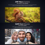 Ulefone Armor X16, 6 GB + 128 GB, Nachtsicht, robustes Smartphone (IP68/IP69K), 6,56 Zoll, Android 15, MediaTek Helio G91 Octa-Core-Prozessor, Netzwerk: 4G, NFC, OTG