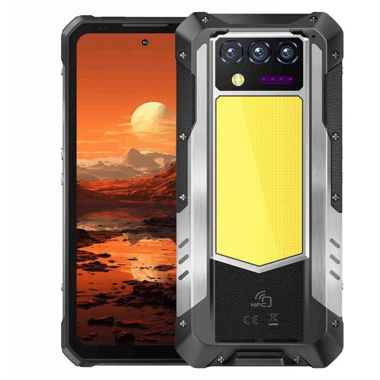 Oukitel WP100 Robustes Smartphone mit Laser-Entfernungsmesser, 12 GB + 512 GB, 200-MP-Kamera, Fingerabdrucksensor, 6,8 Zoll, Android 14, MediaTek Dimensity 7300 Octa-Core-Prozessor, NFC, OTG, Netzwerk: 5G, WP100
