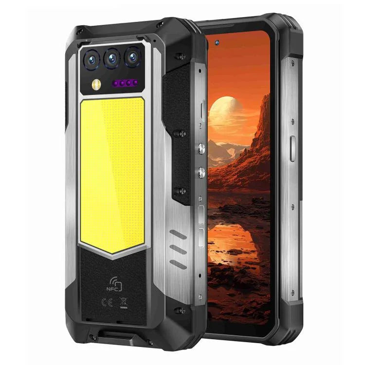 Oukitel WP100 Robustes Smartphone mit Laser-Entfernungsmesser, 12 GB + 512 GB, 200-MP-Kamera, Fingerabdrucksensor, 6,8 Zoll, Android 14, MediaTek Dimensity 7300 Octa-Core-Prozessor, NFC, OTG, Netzwerk: 5G, WP100