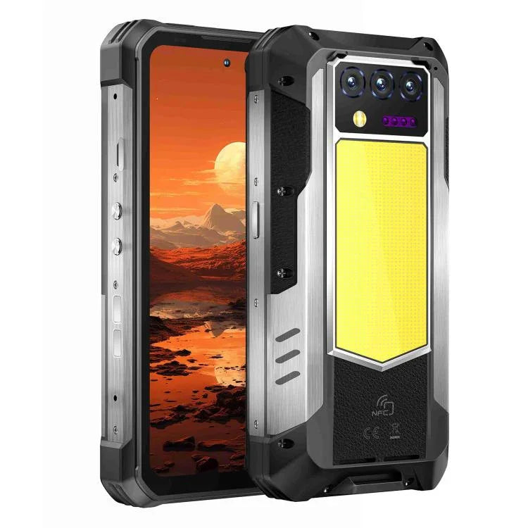 Oukitel WP100 Robustes Smartphone mit Laser-Entfernungsmesser, 12 GB + 512 GB, 200-MP-Kamera, Fingerabdrucksensor, 6,8 Zoll, Android 14, MediaTek Dimensity 7300 Octa-Core-Prozessor, NFC, OTG, Netzwerk: 5G, WP100