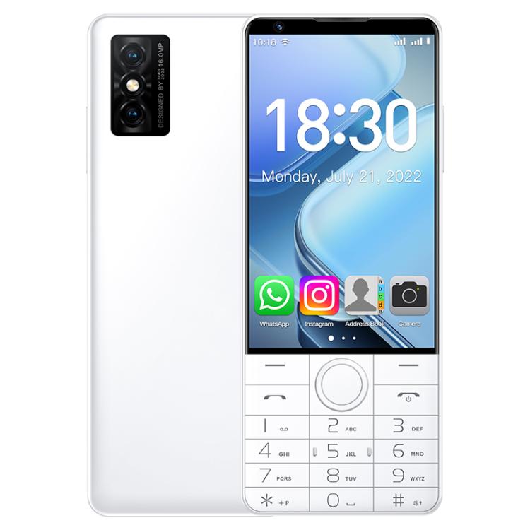 DOOV R70 Tastenhandy, 6 GB + 128 GB, 4-Zoll-Display, Android 13, Mediatek MT6762 Octa-Core-Prozessor, 4G-Netzwerk, Google Play Store-Unterstützung, mit Kamera