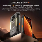 Blackview XPLORE 2, 12 GB + 256 GB, 6,73 Zoll, Android 15, Dimensity 8300 MT6897 Octa-Core-Prozessor, Netzwerk: 5G, OTG, NFC, XPLORE 2, 12 GB + 256 GB