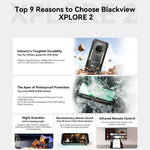 Blackview XPLORE 2, 12 GB + 256 GB, 6,73 Zoll, Android 15, Dimensity 8300 MT6897 Octa-Core-Prozessor, Netzwerk: 5G, OTG, NFC, XPLORE 2, 12 GB + 256 GB