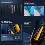 Xiaomi POCO X6 Pro Global, 12 GB + 512 GB, Fingerabdrucksensor im Display, 6,67 Zoll Xiaomi HyperOS, MediaTek Dimensity 8300-Ultra Octa-Core-Prozessor mit 3,35 GHz, NFC, Netzwerk: 5G